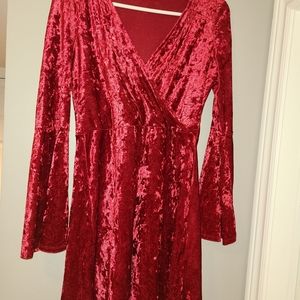 Red Velvet Dress